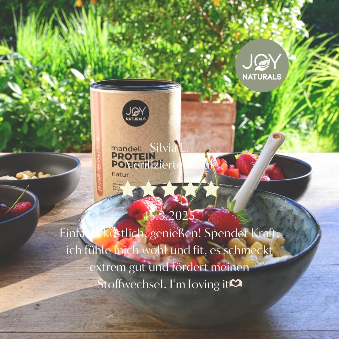 Kundenfeedback zu Mandel Protein Porridge