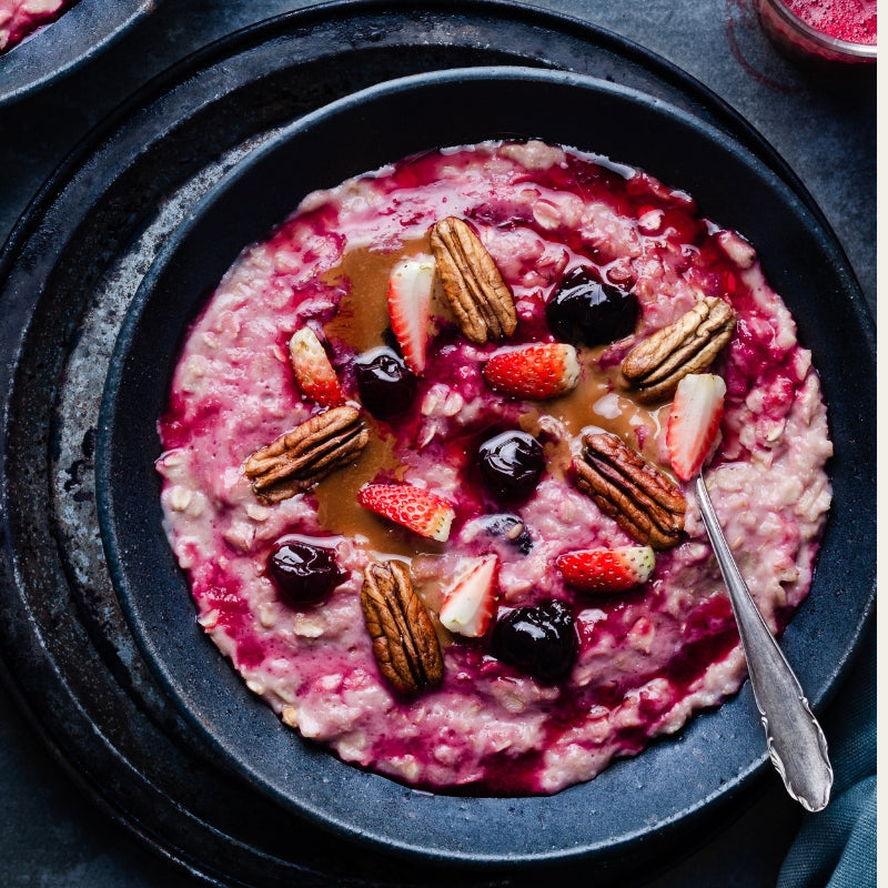 Natürliche Schönheit trifft auf Genuss: Mandel-Protein-Porridge - Deine Proteinquelle mit dem Extra an Beauty-Power aus natural:BEAUTY & mineral:HEROS