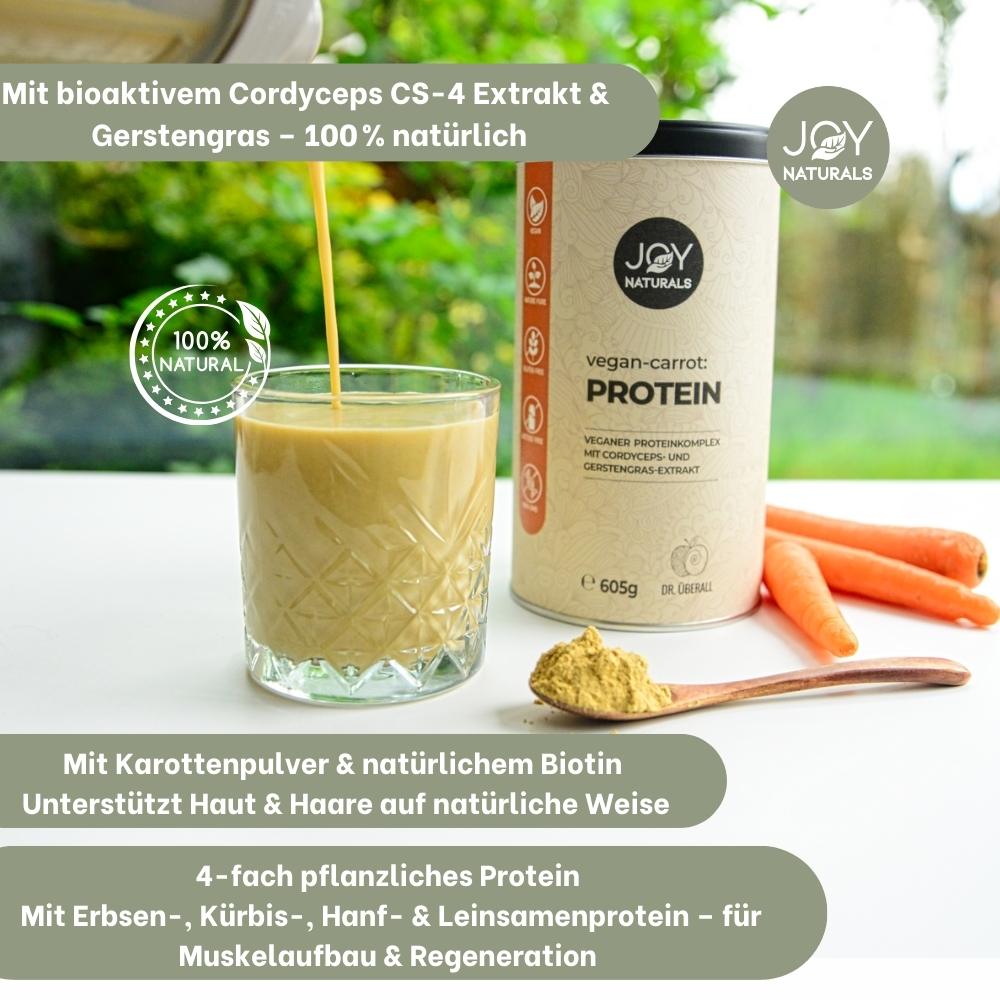 Mit bioaktivem Cordyceps CS-4 Extrakt & Gerstengras – 100 % natürlich