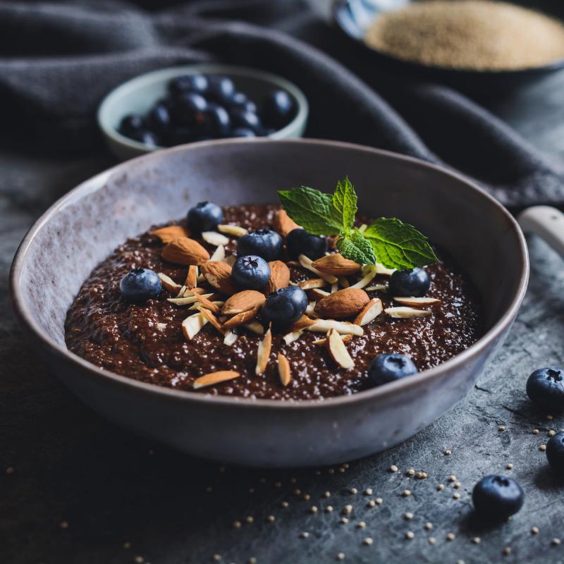 Mandel Protein Porridge Kakao