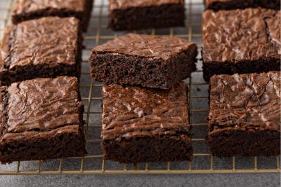 Super saftige Apfelmus Brownies mit Carobkeim-Protein - besonders gut bei hohem Beken Anteil 🌍🏔