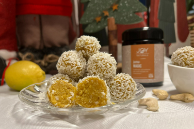 Ein besonders leckerer Snack mit dem besonderen Mehrwert aus JOY NATURALS jamu:MAGIC für mehr Widerstandskraft und Zellschutz.