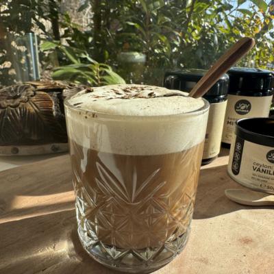 Kräuterextrakt & Vitalpilz Latte mit Chaga, Auricularia & Maca-Extraktmischung keenMIND