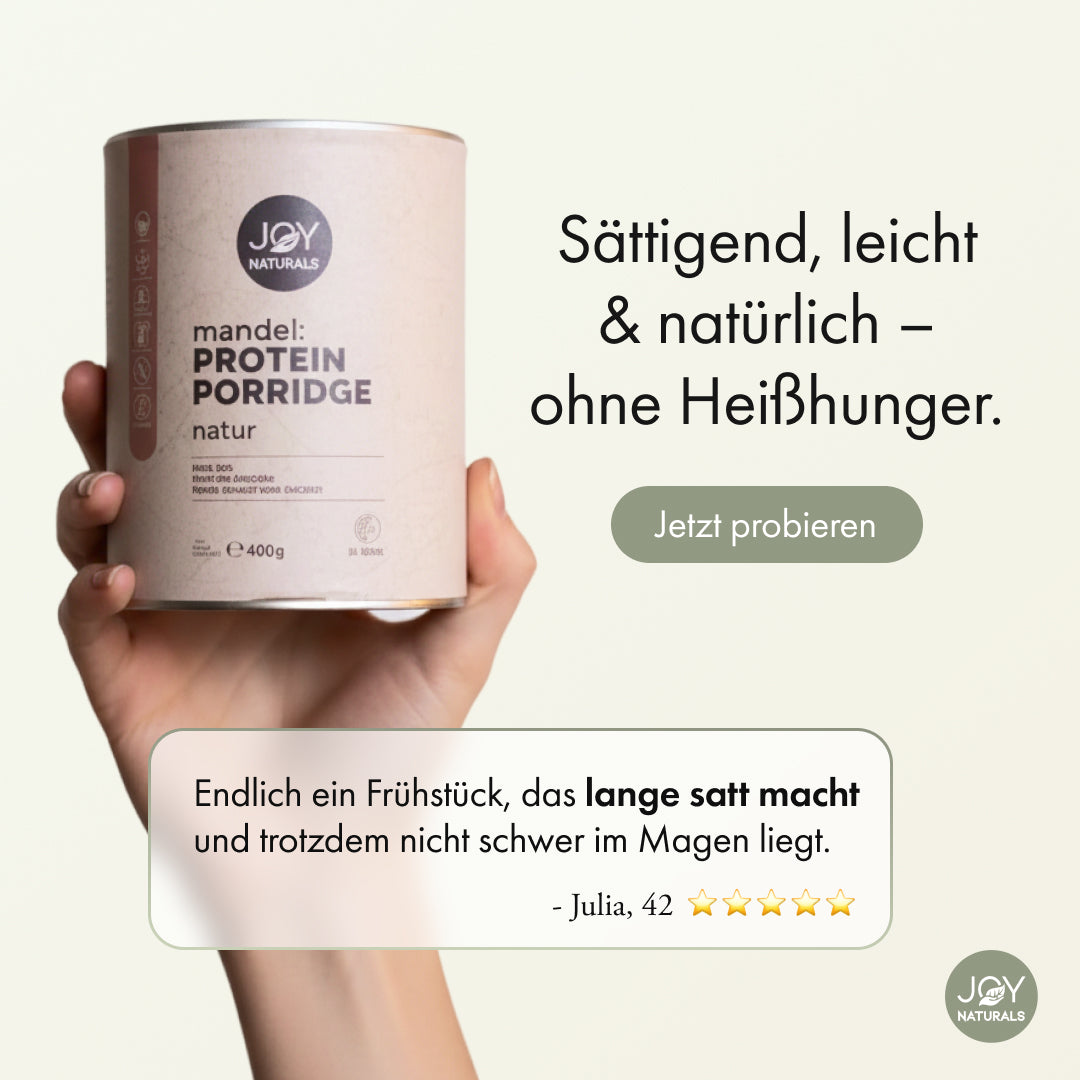 3-Sorten Mandel Protein Porridge + Gratis Dose + Gratis E-Book mit Rezepten