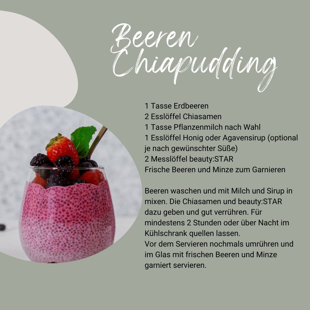 Beeren Chiapudding mit beauty:STAR