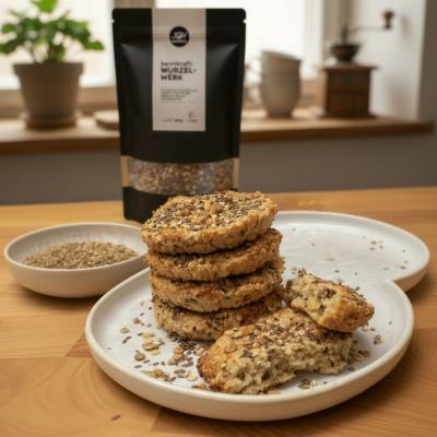 Knusprige Topfenbrötchen