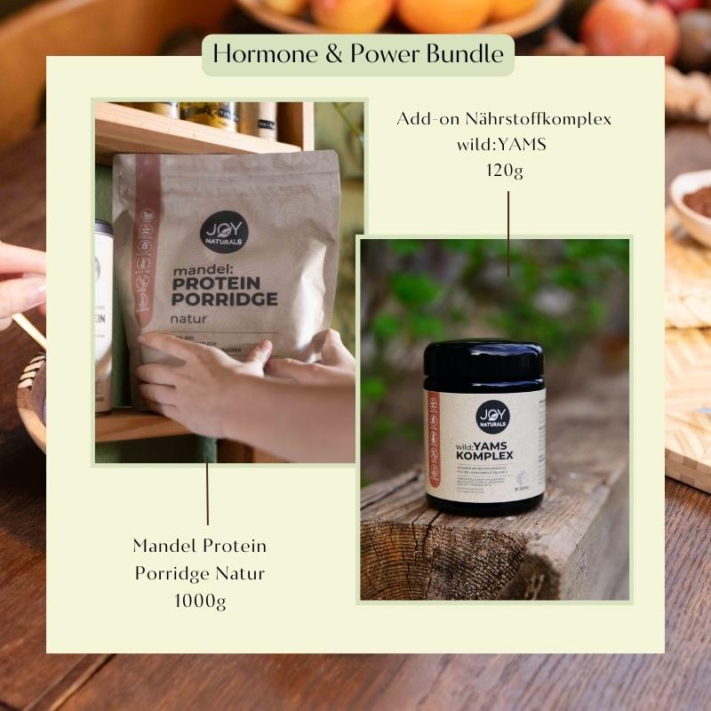 Hormone & Power Bundle - Mandel Protein Porridge + wild:YAMS Komplex