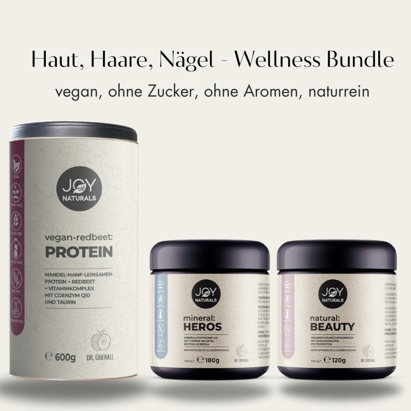 Welnessbundle für schöne Haut, Haare und Nägel