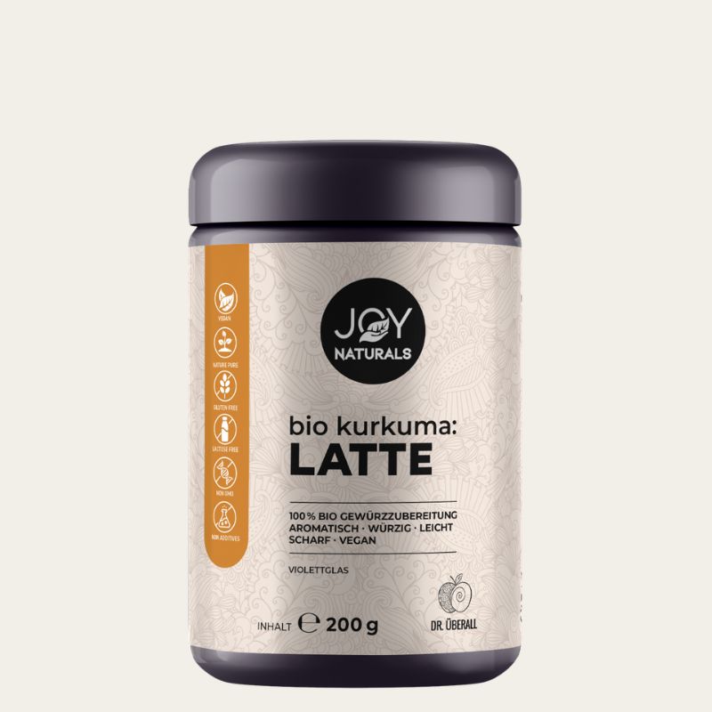 JOY NATURALS Bio Kurkuma Latte für Goldene Milch
